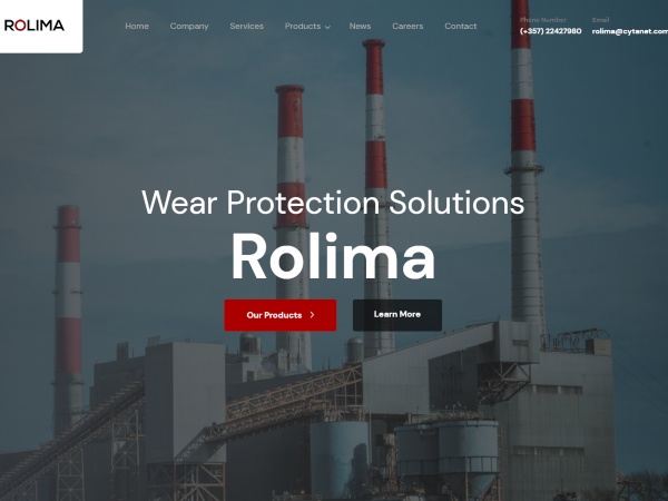 Rolima Ltd - Industrial Wear Protection Website